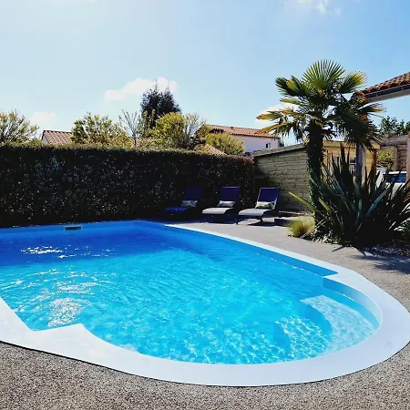 09, Piscine Chauffee 8 Personnes A 2 Pas De L'ocean 4* 莱萨布勒-多洛讷