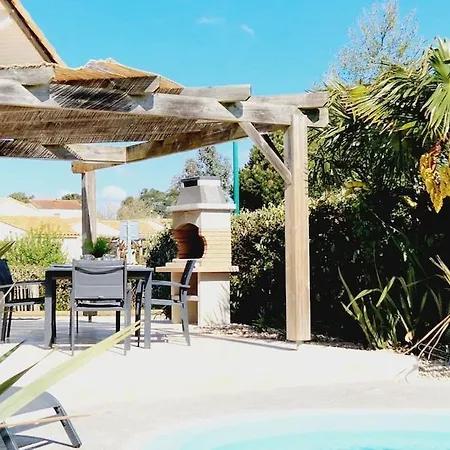 09, Piscine Chauffee 8 Personnes A 2 Pas De L'ocean بيت ضيافة